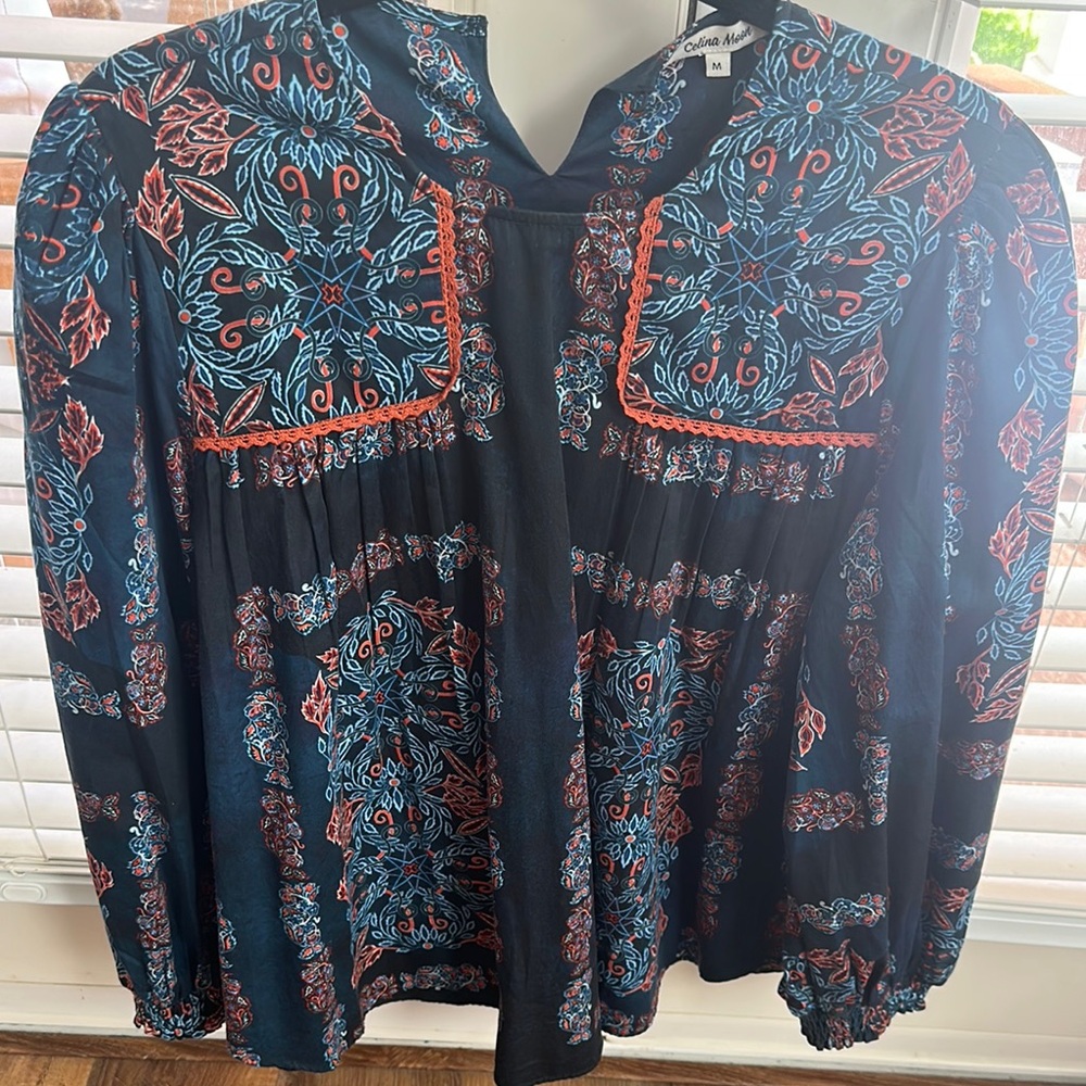 Celina moon blouse from Tuckernuck. Size M.